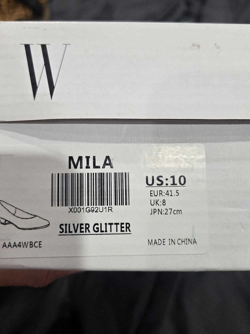 Dream Pairs Silver Sparkle Pointed Toe Heels - Picture 6 of 6